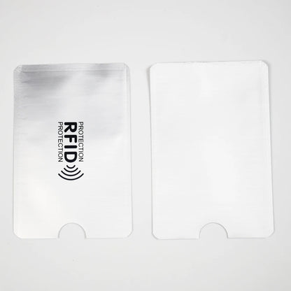 10Pcs/Lot Rfid NFC Blocking Anti Scan ID Case Protection Credit Bank Card Holder Aluminium