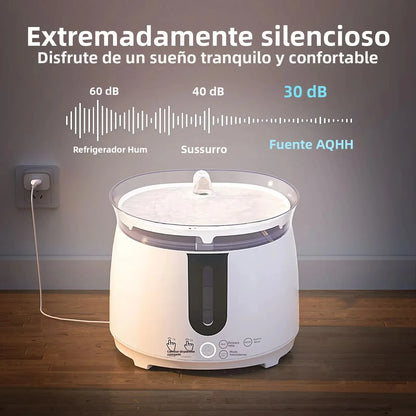 AQHH App Control Cat Water Fountain Wireless Pump Pet Water Fountain Inside Automatic Smart Fountain fuente de agua para gato