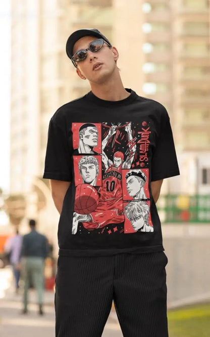 Sport 90s  Basketball Anime Tshirt, Otaku Ropa, Graphic Anime Unisex Shirt