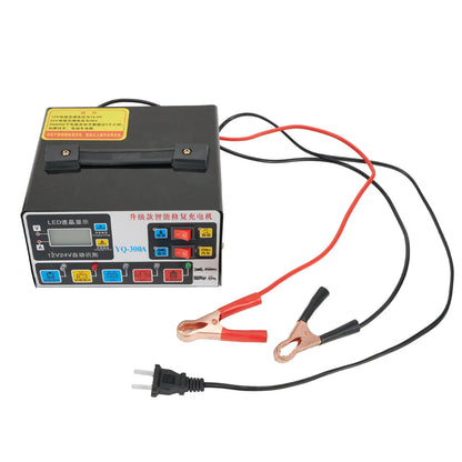 12V/24V Car Battery Charger Heavy Duty Car Battery Charger 220W Full Automatic Car Battery Charger Repair Battery Charger