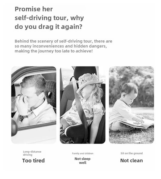 Airbed Household Outdoor Single Double Air Bed Thickened Folding Inflatable Convenient Mattress Sleep Rest for Car SUV Travel