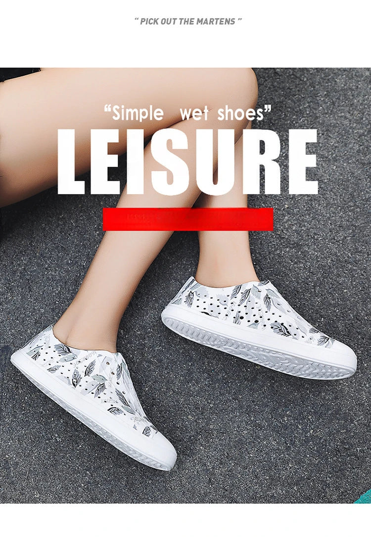 Kid Boy Girl Garden Cave Shoe Child Sandal Women Garden Sandals Graffiti Diy Casual Outdoor EVA Beach Summer Sandal Holey Shoes