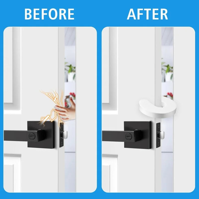 6pcs Baby Safety Door Stopper Newborn Furniture Protector Anti-pinch Hand Child Lock Finger Pinch Guard Proof Door Slam Stopper