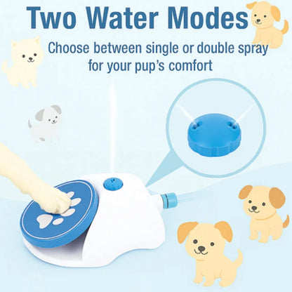Step On Dog Water Dispenser Easy Connection Leakproof Dog Water Fountain 2 Water Dispensing Modes Simple Use for Pets for Lawn