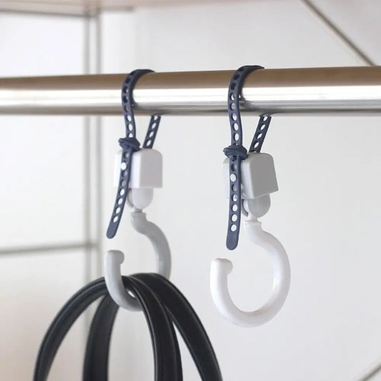 10Pcs Multipurpose Dopamine Baby Stroller Hook Hanging Rotating Universal S Hooks Non-Marking Foldable Car Seat Hooks Kitchen