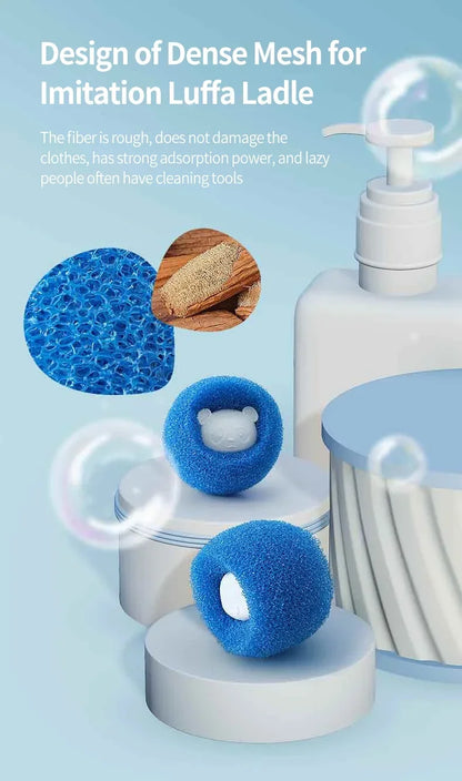 Laundry Balls Pet Hair Collector for Washing Machine Reusable Laundry Lint Catcher Removes Lint From Clothes Pet Cat Accessories