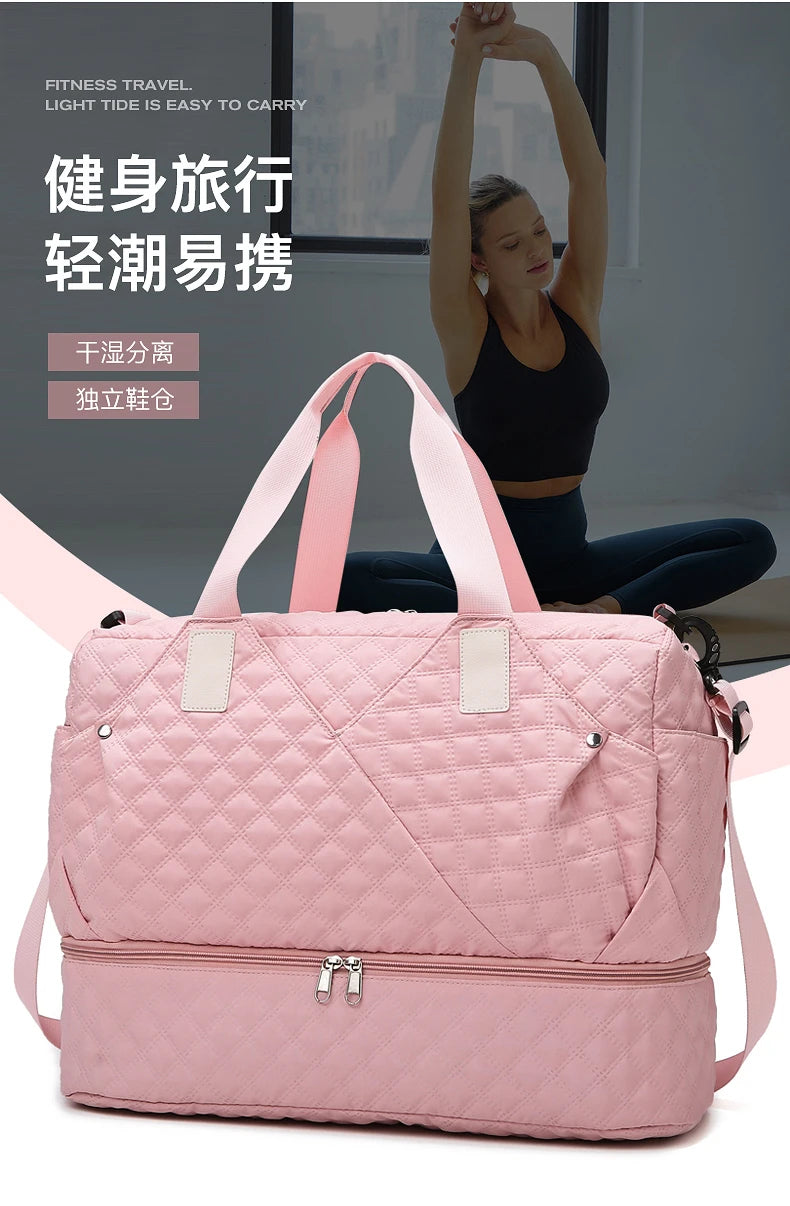 Large Capacity Travel Bags Luggage Organizer Bag Handbag Waterproof Portable Foldable Travel Clothes Storage Bag Shoulder Bags