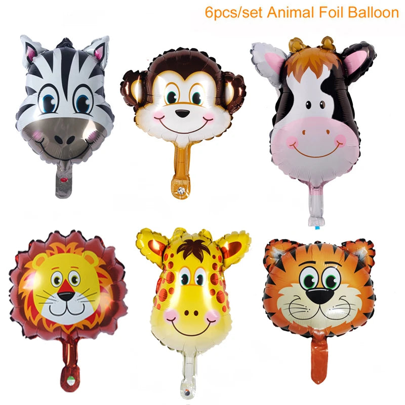 Staraise Woodland Animal Party Safari Jungle DIY Party Decor Birthday Party Decoration Kids Woodland Theme Party Baby Shower