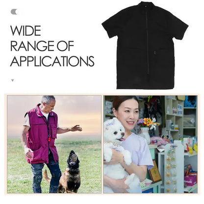 Waterproof Pet Cosmetologist Clothes Pet Salon Grooming Apron Beautician Bath Uniform For Home Outdoor Pet Hospital Pet Grooming