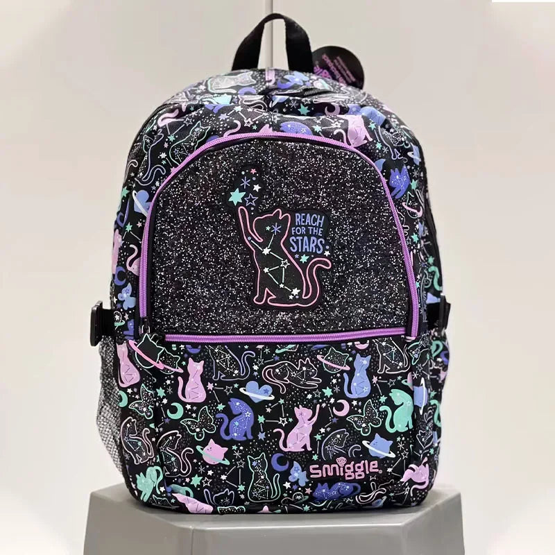 Genuine Australian Smiggle Student Backpack Cute And Fashionable Children Stationery Box Backpack Lunch Bag Kettle Student Gift