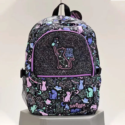 Genuine Australian Smiggle Student Backpack Cute And Fashionable Children Stationery Box Backpack Lunch Bag Kettle Student Gift