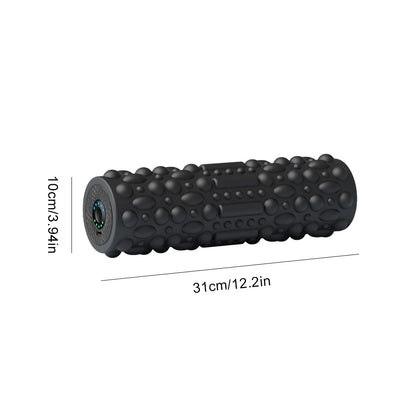 Electric Vibrating Foam Roller Yoga Column Rechargeable Exercise Roller 5 Modes Muscle Roller for Yoga Pilates
