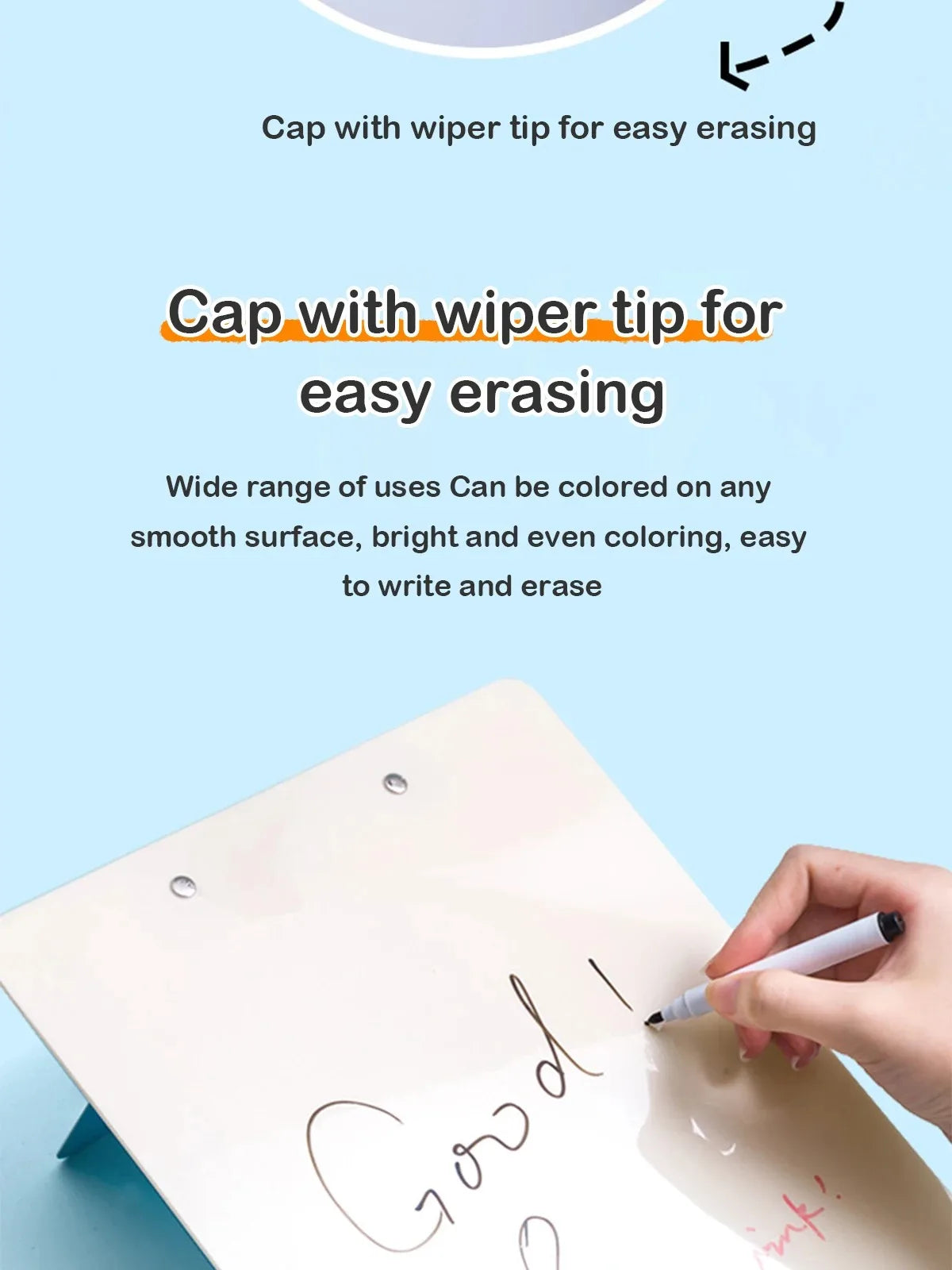 Multi-color optional magnetic whiteboard pens can absorb erasable markers office cultural and educational supplies