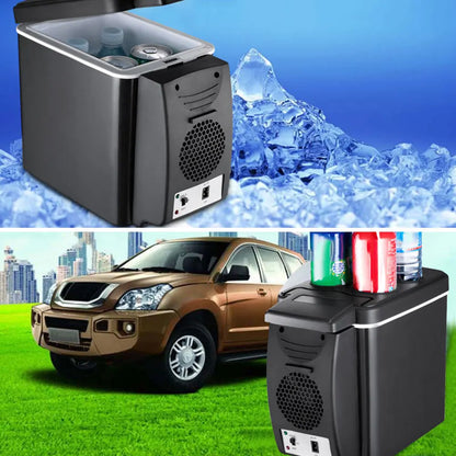 12V Car Refrigerator Freezer Heater 6L-10L Mini Auto Freezer Cooler & Warmer Electric Fridge Portable Icebox Travel Refrigerator