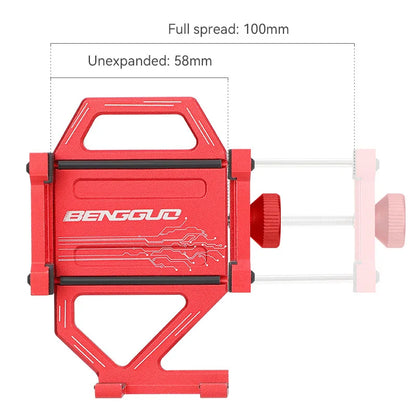 Bicycle Phone Holder Upright Aluminum Alloy Phone Holder Mountain Bike Phone Navigation Holder Phone Holder