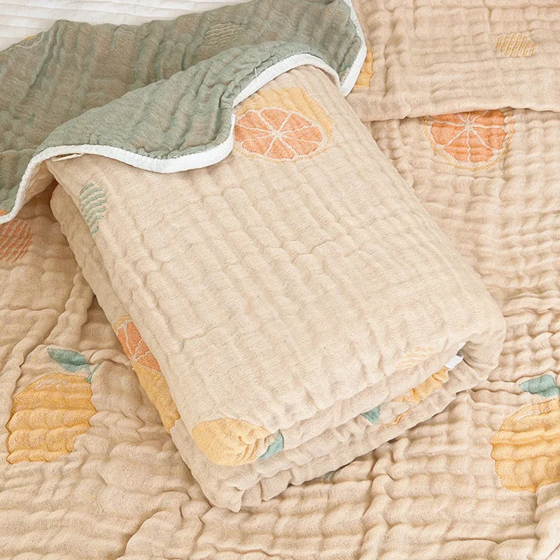 Baby Muslin Blanket Newborn Swaddle Blanket For Boys Girls Bamboo Soft Nursery Receiving Blanket For Bed Crib Quilt Bath Towel