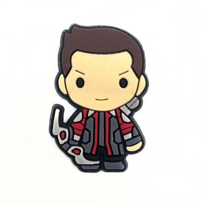 28styles Movies Super Hero Shoe Charms for Clogs Sandals Decorations shoes Accessories PVC Charms Cartoon Kids Gifts