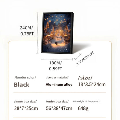 Creative Decorative Atmosphere Lamp Gift USB Powered LED Light Painting Night Light with Bluetooth Speaker Room Desk Ornaments