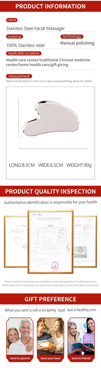 Metal Face Massage Stick Anti Wrinkle Eye Cream Applicator Mask Mixing Spatulas Scoop Eyes Massage Beauty Bar Facial Care Tool