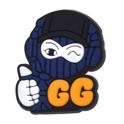 Fortnite Crocs Shoe Buckle Cute DIY Croc Charm Female Garden Shoes Decor Party Girls boys Gifts