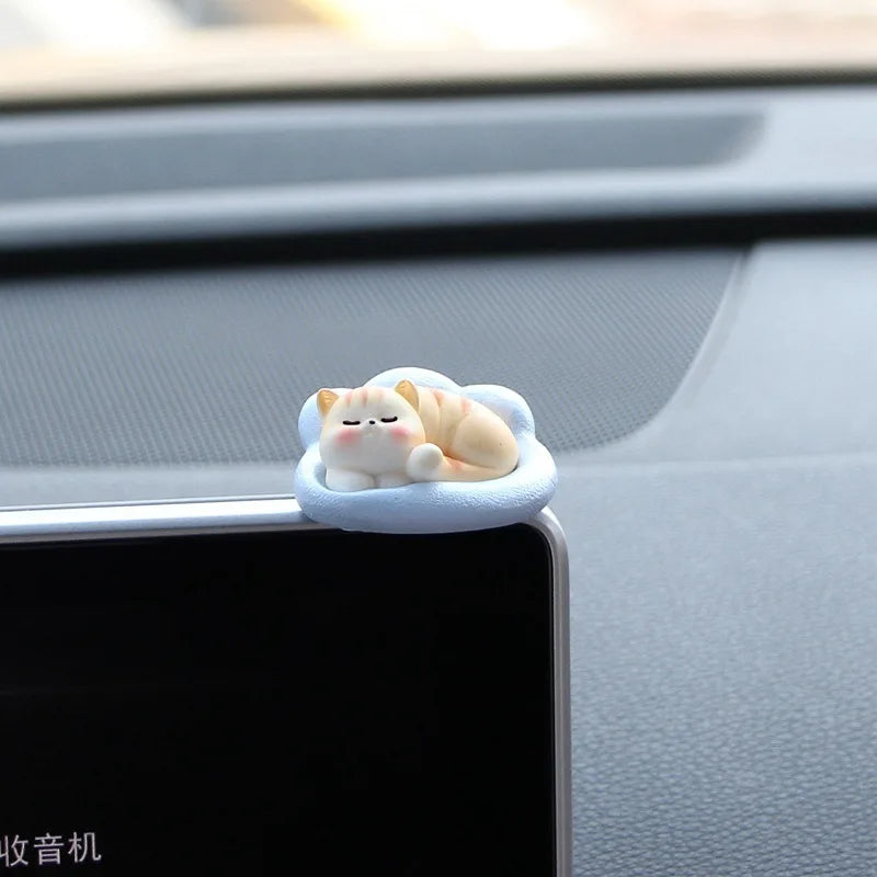 Cute Cars Accessories Funny Kawaii Animal Ornament Auto Central Control Screen Rearview Mirror Decor Car Accessories Interior
