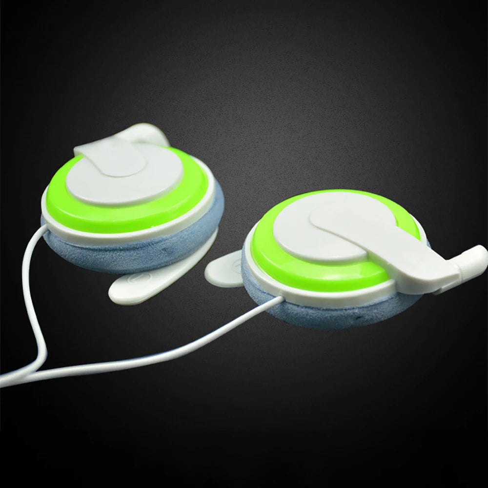 Fashionable Q50 Simple Ear Hook Headset Game Headset Music Headset Running Sports Wired Headset for MP3 4 Phone Computers