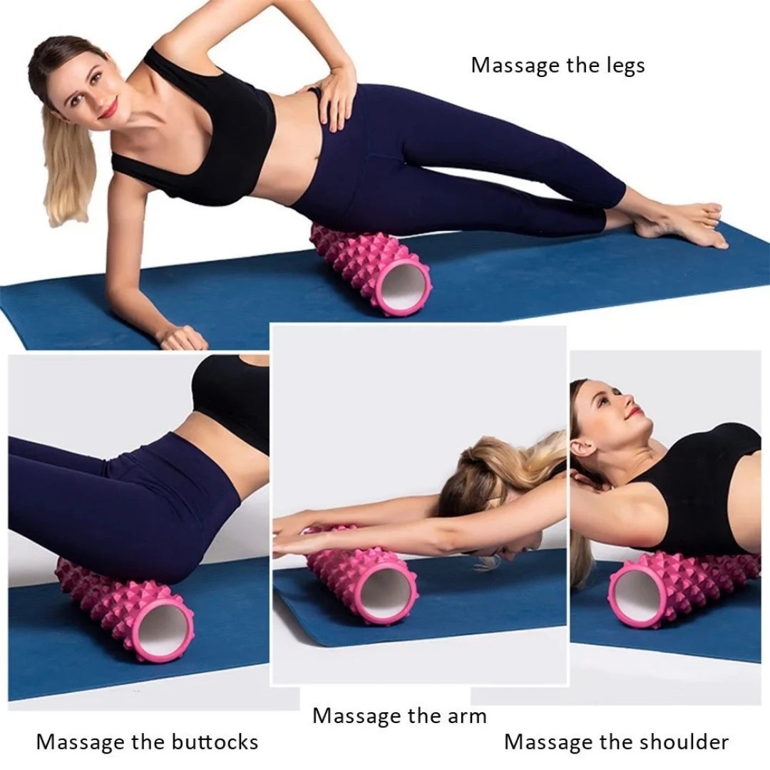 Hollow Yoga Column Foam Three-dimensional Floating Roller for Pilates Yoga Exercise Fitness Relaxation Muscle Massage Stick Club