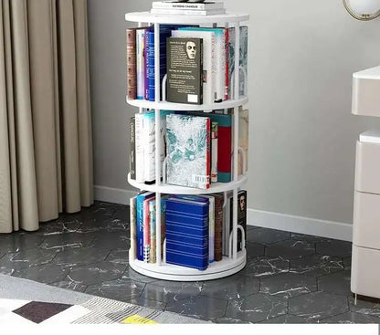 Modern Closet Bookcase Organizer Cabinet Display Rotating Bookcase Magazine Shelves Estante Para Livros Minimalist Furnitures