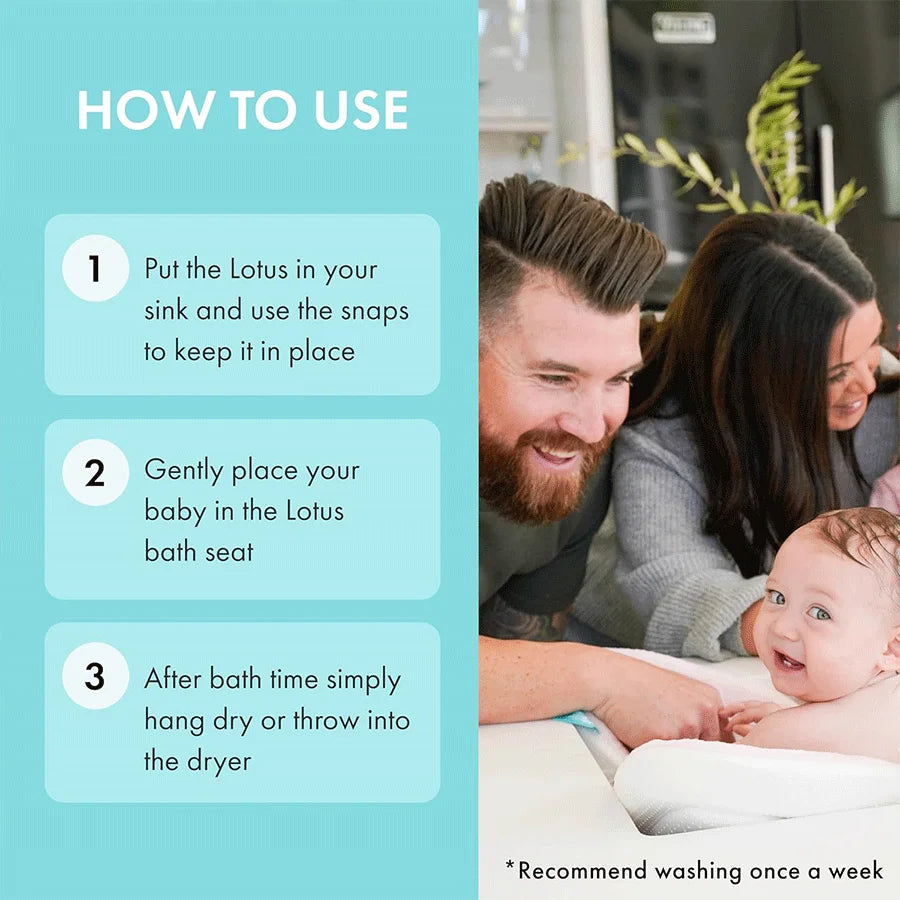 Baby Bath - Flower Baby Bath Pad Infant Bathtub Mat for Bathtub Tub Sink