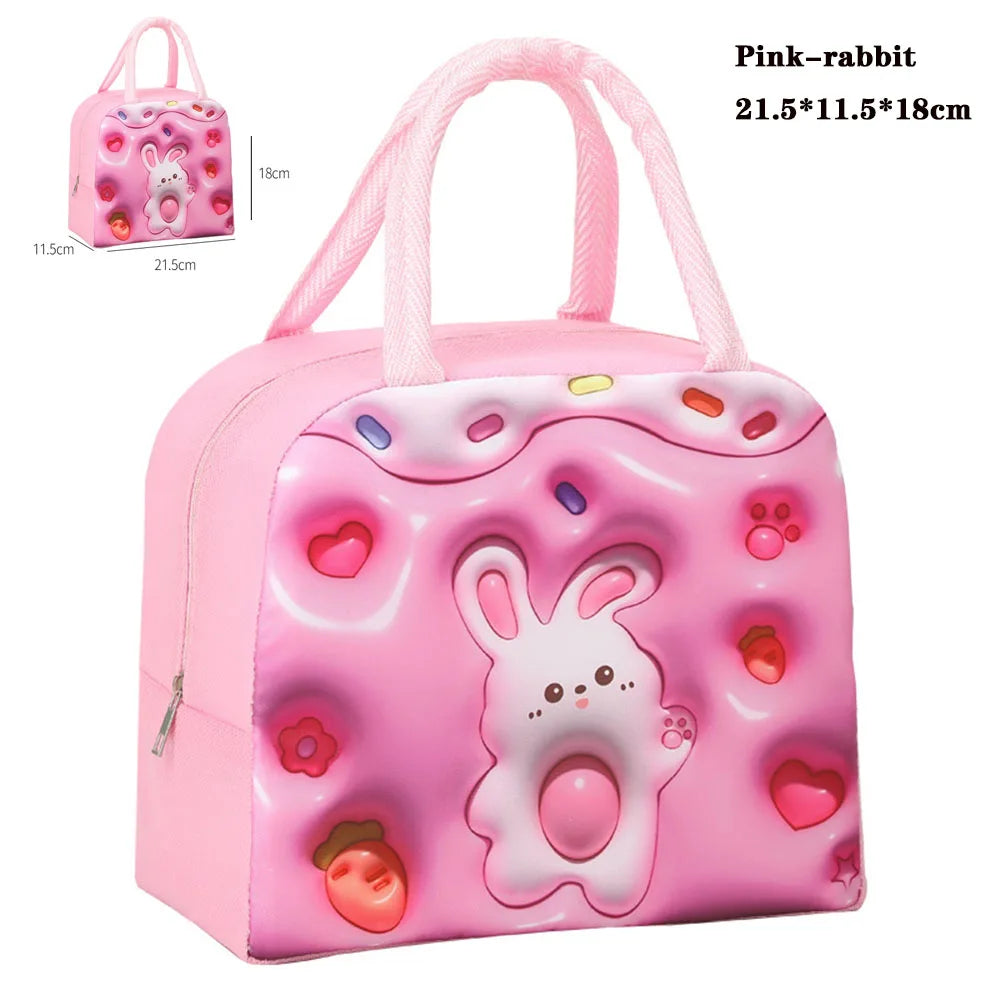 Food Storage bag Student lunchbag cool food bag for Children Food Container for Kids Schiool Thermal Lunch food Bag Mommy bag