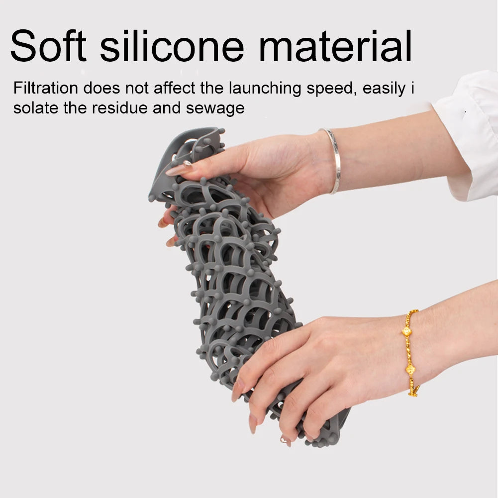 Anti Slip Silicone Sink Mat Essential Kitchen Accessory for Protecting Dishes and Reducing Noise in Center Drain Sinks