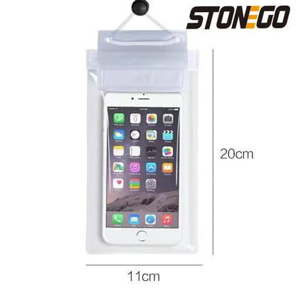 Transparent Mobile Phone Waterproof Bag Universal Mobile Phone Case for Swimming Diving Outdoor Mobile Phone Waterproof Pouch