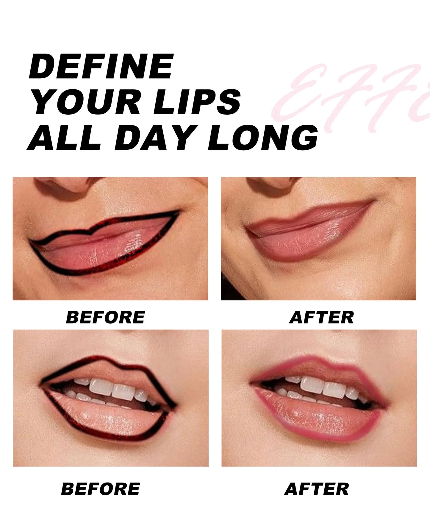 Handaiyan Lip Gloss Longlasting Lip Liner Brown Lipstick Liquid Matte Waterproof Lipgloss Lip Stain Tint Glaze Makeup
