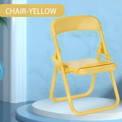 Universal Mobile Phone Accessories Foldable Chair Shape Mini Desktop Phone Holder Phone Stand