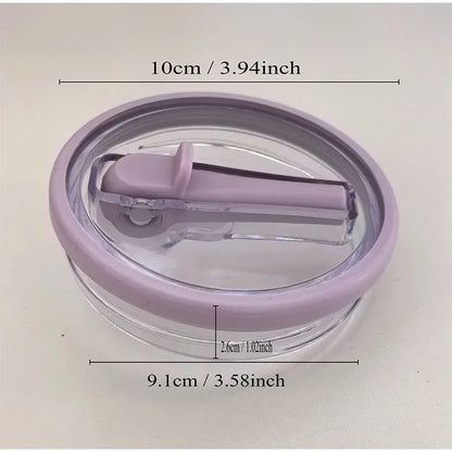 Spill-proof Cup Cover for Stanley 40oz Replaceable Environmental Protection Cup Cover Creative Spiral Straw Cover Cup Accessorie