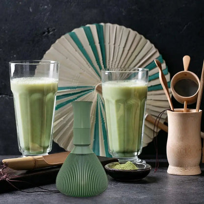 Matcha Whisk Traditional Matcha Whisk Reusable Matcha Green Tea Brush Removable Tea Whisk Safe Matcha Mixer Kitchen Accessories