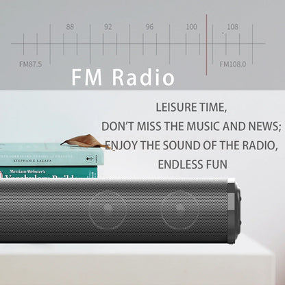 Super Powerful Sound Bar Portable Wireless Bluetooth Speaker Surround Stereo Home TV Sound Box Subwoofer FM Radio Home Theater