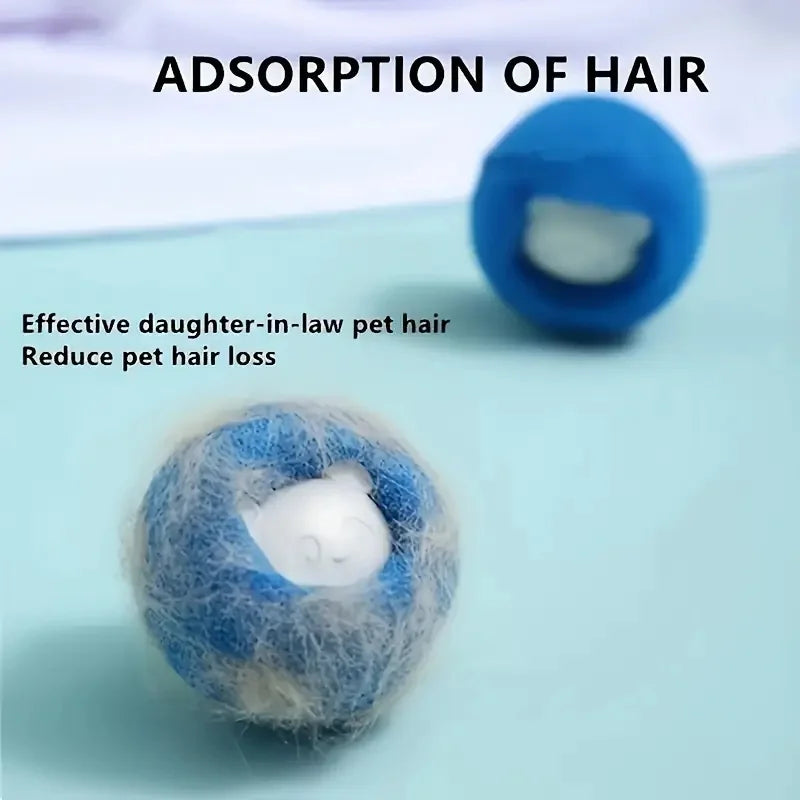 Pet Hair Removal Laundry Balls Time & Energy-Saving Wrinkle Reduction Delicates & Heavy Duty Washes Machine Lint Catcher Balls