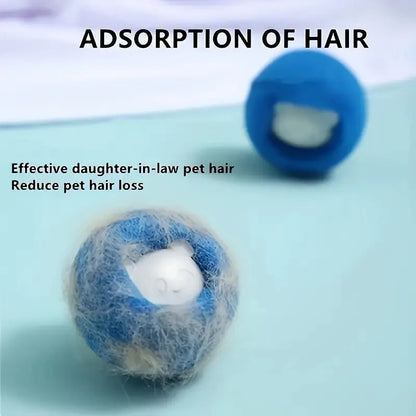Pet Hair Removal Laundry Balls Time & Energy-Saving Wrinkle Reduction Delicates & Heavy Duty Washes Machine Lint Catcher Balls