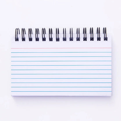 Simple Lined Spiral Notebook With Colorful Pages,Tearable Binding,Office Supplies Journal Diary Stationery Back To School