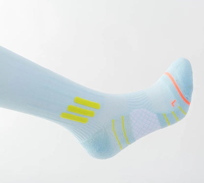 SPORT'S HOUSE Spring and summer long women's pressure socks Towel bottom non-slip high elastic compression sports socks