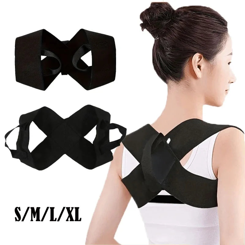 Back Posture Corrector Clavicle Spine Back Brace Belt Adjustable Upper Back Shoulder Lumbar Posture Correction Body Shaping