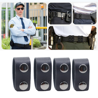 Belt Keepers for Duty Belt, Nylon Belt Keeper Tactical Belt Keeper with Double Snaps for Security Police Belt Fixing