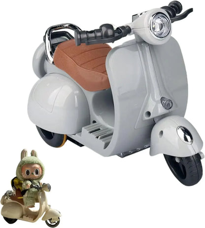 Labubu Accessories Labubu Have A Seat Toy - Labubu Scooter with LED Lights & Music Cute Desk Decor for Labubu Doll Collectors