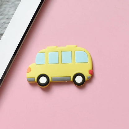 5Pcs Creative Cartoon Car Fridge Magnets For Kids Small Size Magnetic Fridge Magnet Transportation Magnets