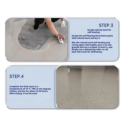 High-Gloss Marble Effect Epoxy Floor Coating, Louis Floor Waterproof Floor Epoxy Paint, Paint, Forest Paint, Floor Garage E2H2