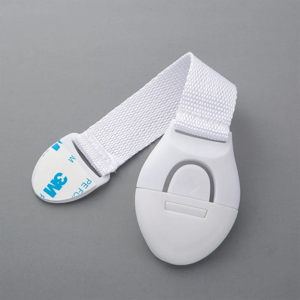 1/10pcs Child Safety Strap Locks No Drilling Cabinet Latches Adhesive Kids Proof for Cupboards Door Window Refrigerator