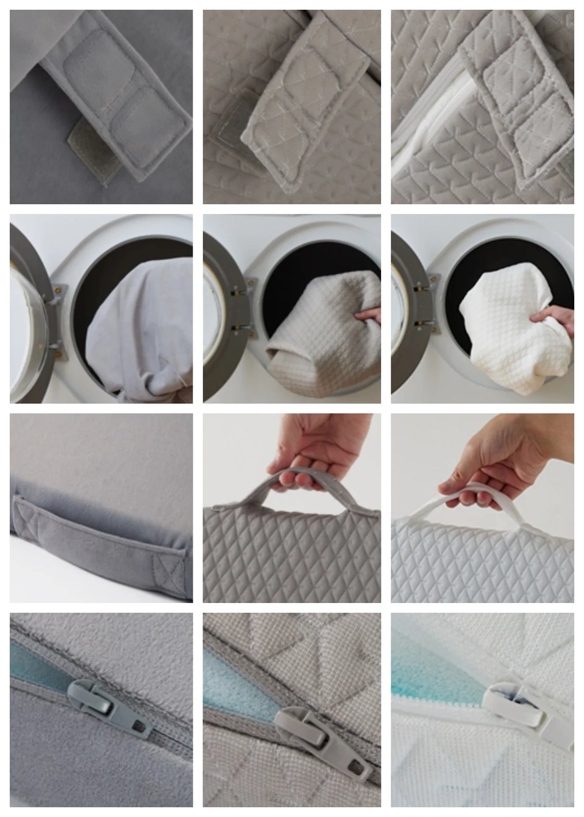 3PCS Orthopedic Bed Wedge Pillow Set for Sleeping,  for Post Surgery, Back, Neck, Leg and Knee Pain Relief, Acid Reflux, Snoring