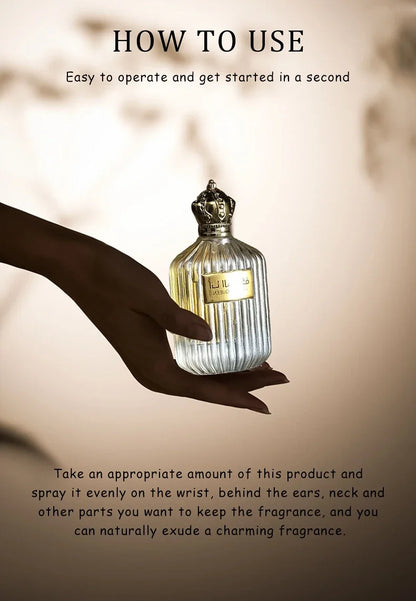 100ml Original Men Perfumes Arabic Dubai Prince Cologne Long Lasting Perfume Light Fragrance Fresh Desert High Quality Perfumes