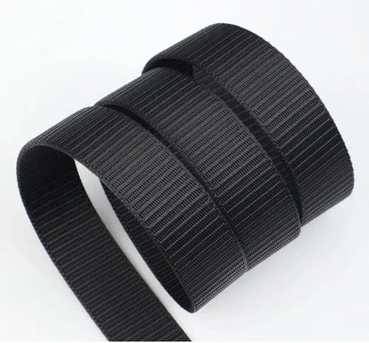 Men's Belt Outdoor Leisure Sports Belt Toothless Quick Release Automatic Buckle Quality Black Belt